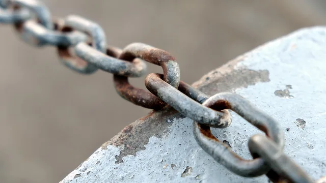 chain, metal, iron, rusty, serial. Physical metal, metal funds, mining shares, and futures compared