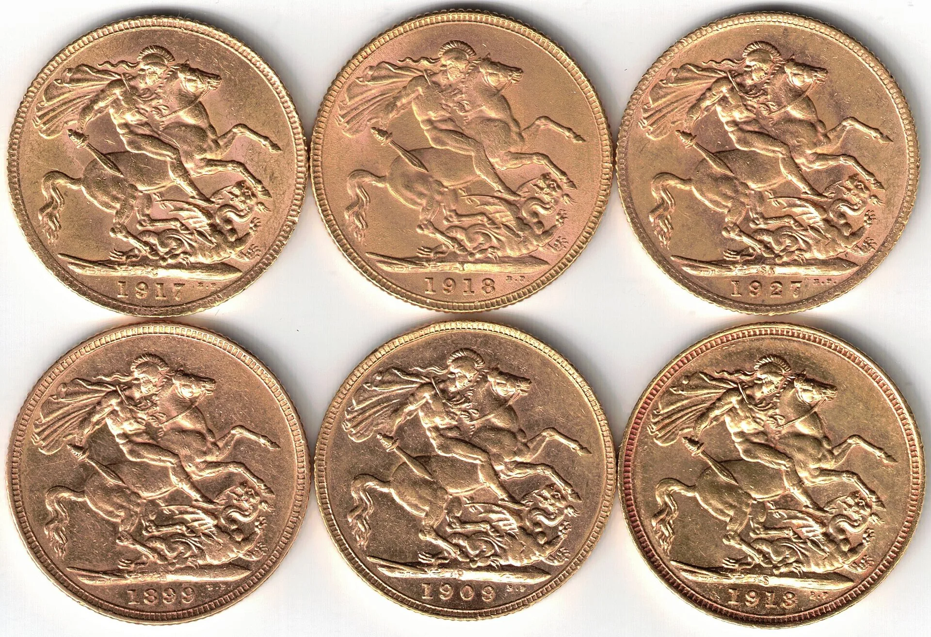 Sovereigns struck at six branch mints. Bullion formats compared: sovereign coins, private rounds, cast and minted bars